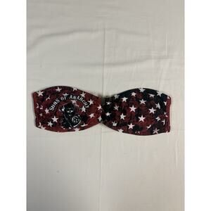 2014 Sons Of Anarchy Bikini Bra Top Women’s Medium Red/Black Calhoun Sportswear